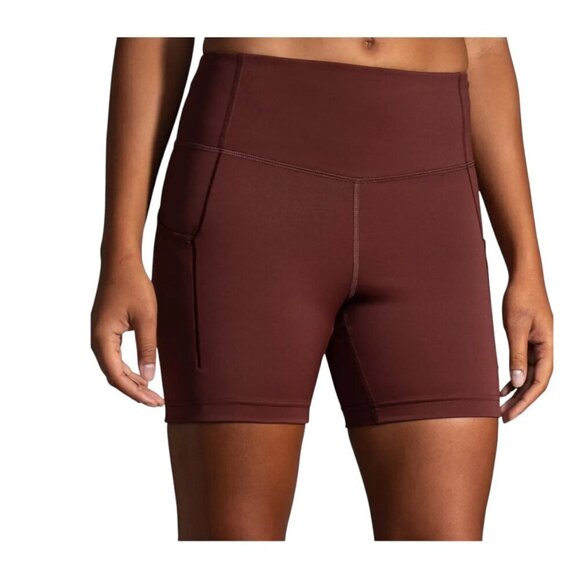 Brooks Method 5-Inch Shorts Tights, Run Raisin, XXL - Picture 2 of 5